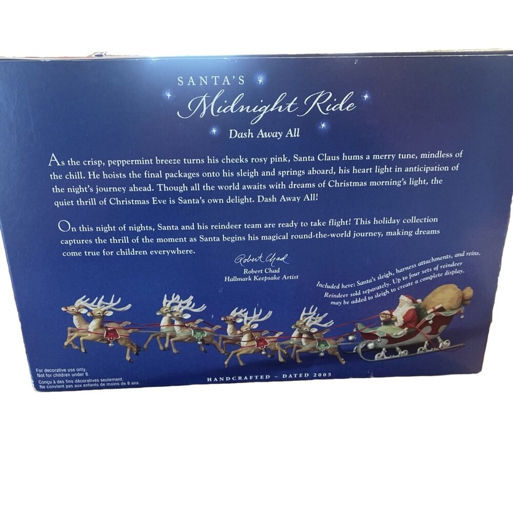 Santa's Midnight Ride ~ Dash Away All 2005. Hallmark Xmas Holiday Read - Picture 5 of 16